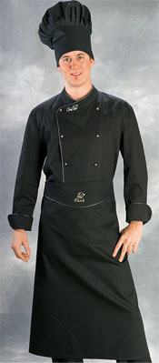 Giacca cuoco nero