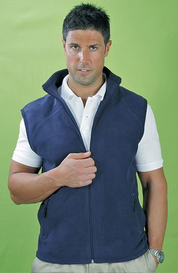 Gilet pile uomo